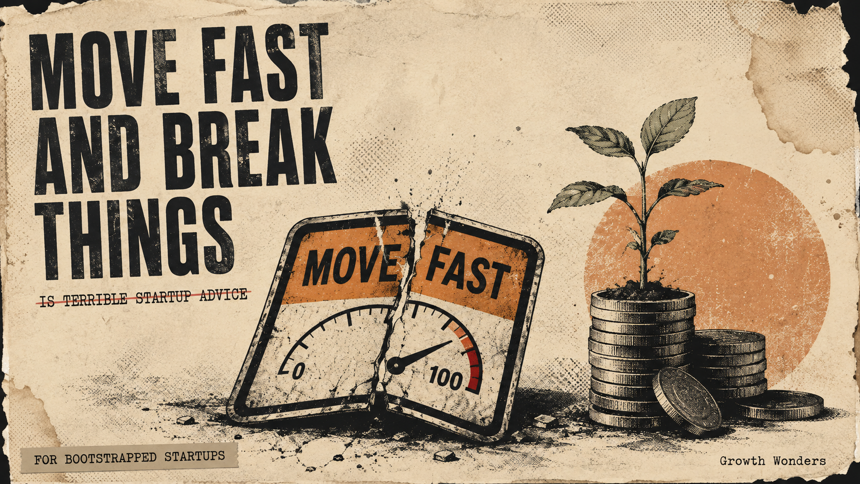 Why Move Fast and Break Things is Terrible Startup Advice for Bootstrapped Startups